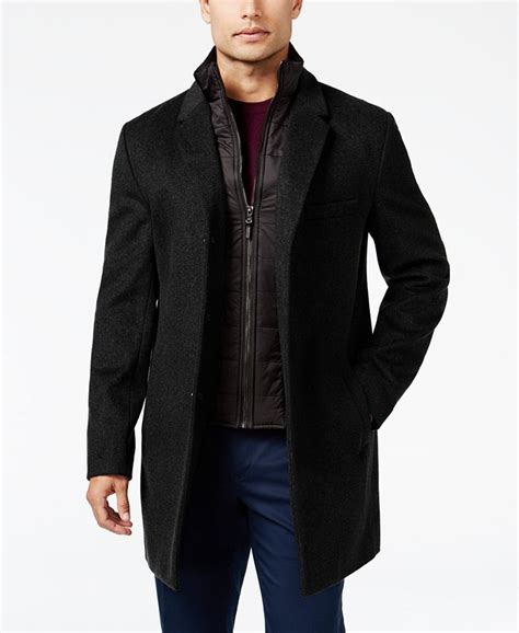 michael kors mens hipster jacket|Michael Kors men's overcoat macy's.